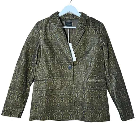NWT DRIFTWOOD x Free People Women’s Green blazer Size S - Picture 4 of 13